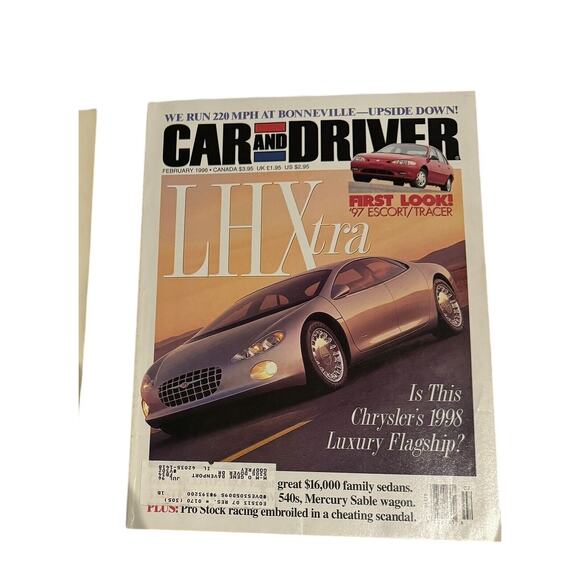 Car and Driver Magazine VTG 1996 February May June July Corvette Cobra Lexus - Picture 4 of 9